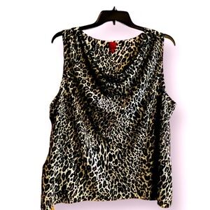 Women’s Animal Print Sleeveless Top